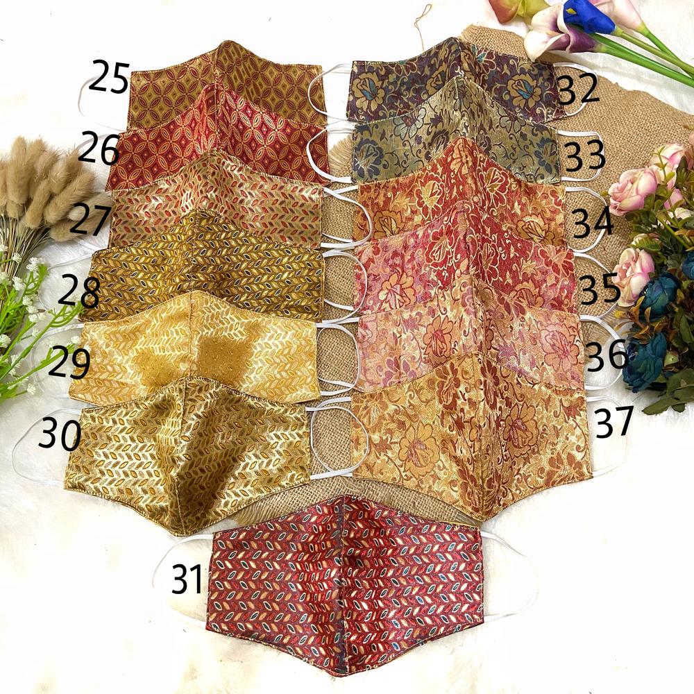 masker batik 3 lapis motif