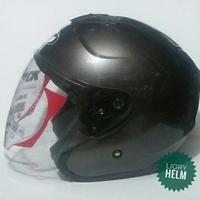Gambar Helm KYT KYOTO ORIGINAL - KYT KYOTO SOLID GUNMETAL (CLEAR) dari LIORY HELM Kota Bekasi 5 Tokopedia