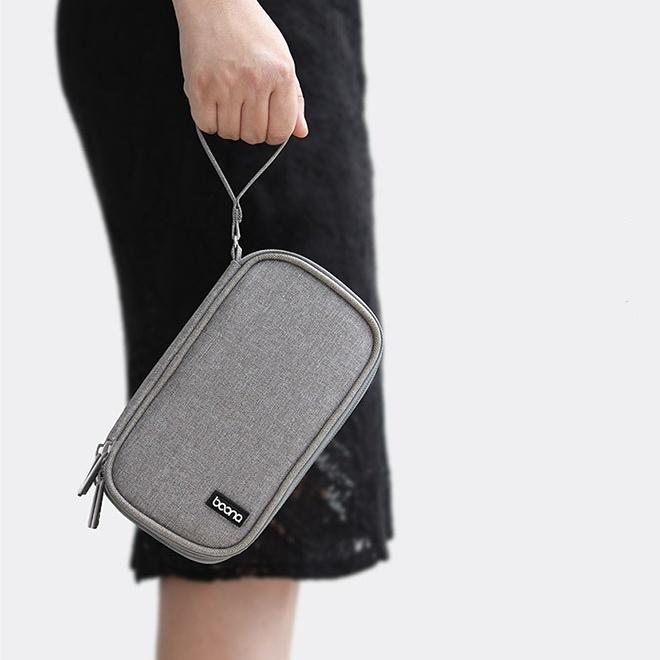 Tas hp , gadget , power Bank dua kantong / DOUBLE POUCH digital BAONA 5