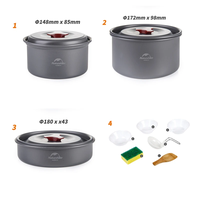 Gambar COOKING SET NATUREHIKE NH15T203-G PANCI WAJAN POT NESTING CAMPING - NH15T203-G dari Bai Outdoor Kota Administrasi Jakarta Timur 4 Tokopedia