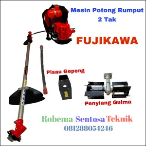 Mesin Potong Rumput 2 Tak dan Penyiang Gulma Kebun 2 Mata Pisau