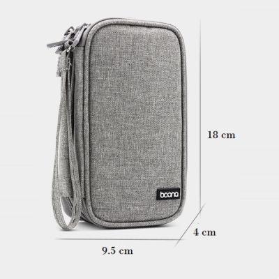 Tas hp , gadget , power Bank dua kantong / DOUBLE POUCH digital BAONA 4