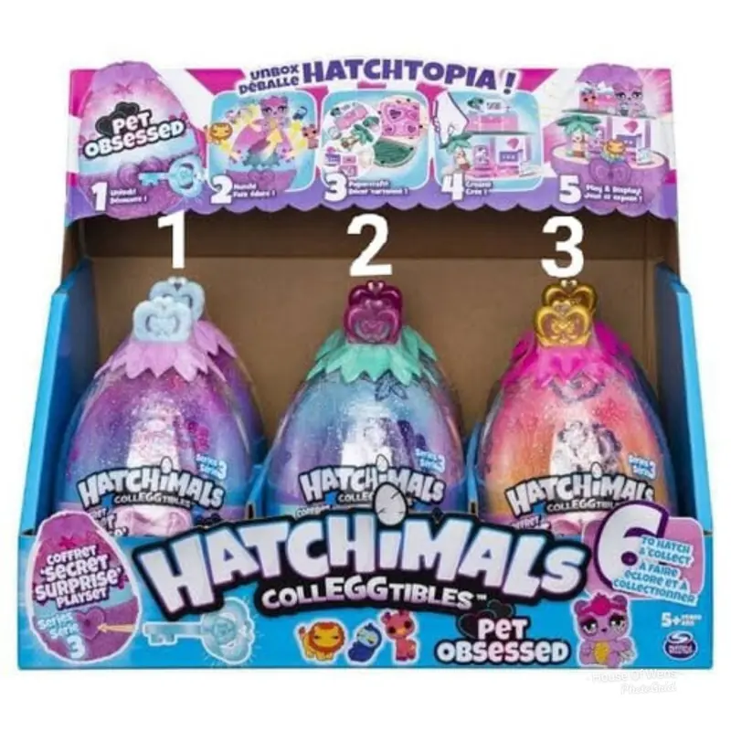 HATCHIMALS COLLEGGTIBLES PET OBSESSED SERIES 3 ORIGINAL 0