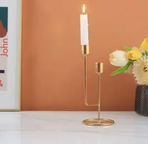 Taper Candle holder | Twin Candlestick holder set | Candle stand table