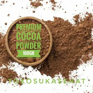 Premium Cocoa Powder Dark Chocolate -100gr ( Bubuk Cokelat )