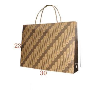 Gambar Tas Kertas Kraft Motif Belanja Hadiah Kado Souvenir 30 x 7 x 23 dari Rahmah Tas Kertas dan Kemasan Kab. Sleman 5 Tokopedia