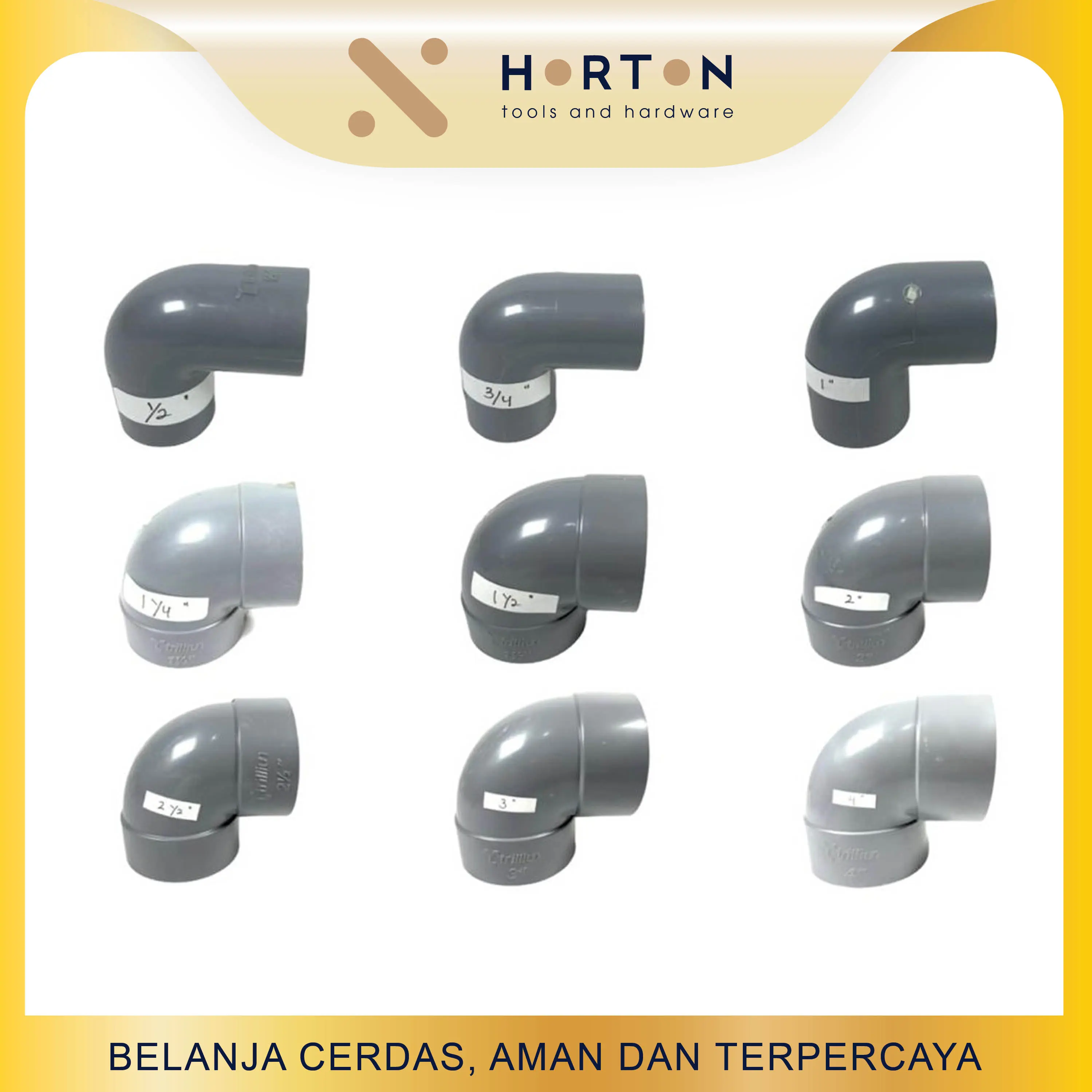Knee PVC / Keni / Sambungan Pipa
