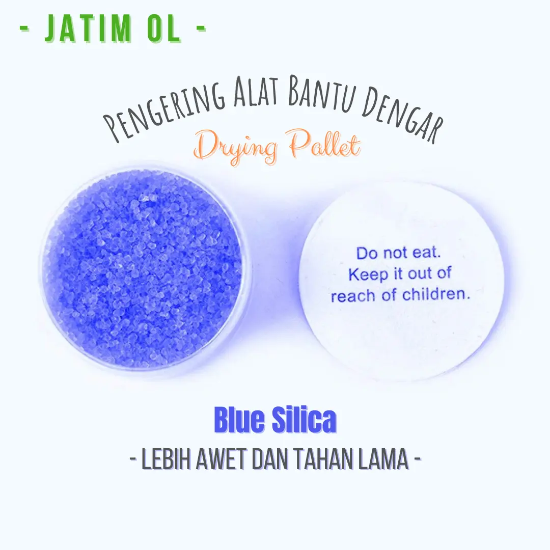 Drying Pallet Pengering Alat Bantu Dengar Biru Blue