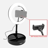 Gambar Takara Ringo 110 10 inch LED Ring Light Vlogging Kit Bi Color Foldable - Putih dari Takara Indonesia Kota Tangerang 5 Tokopedia