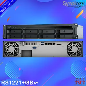 SYNOLOGY NAS RS1221+/4GB - 8Bay, AMD Ryzen V1500B, 4xGbE, PCIe