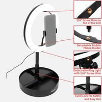 Gambar Takara Ringo 110 10 inch LED Ring Light Vlogging Kit Bi Color Foldable - Putih dari Takara Indonesia Kota Tangerang 4 Tokopedia