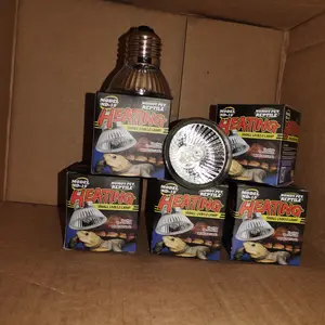 lampu nomoy uva uvb 25w pengangat reptil/pemanas hewan 25 watt