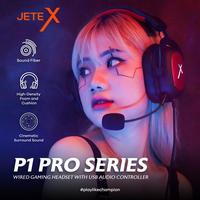 Gambar Headset Gaming I Headphone Gaming Pro JETE X P1 Pro Garansi 2 Tahun - Merah dari Fenix Gadget Kota Administrasi Jakarta Pusat 4 Tokopedia