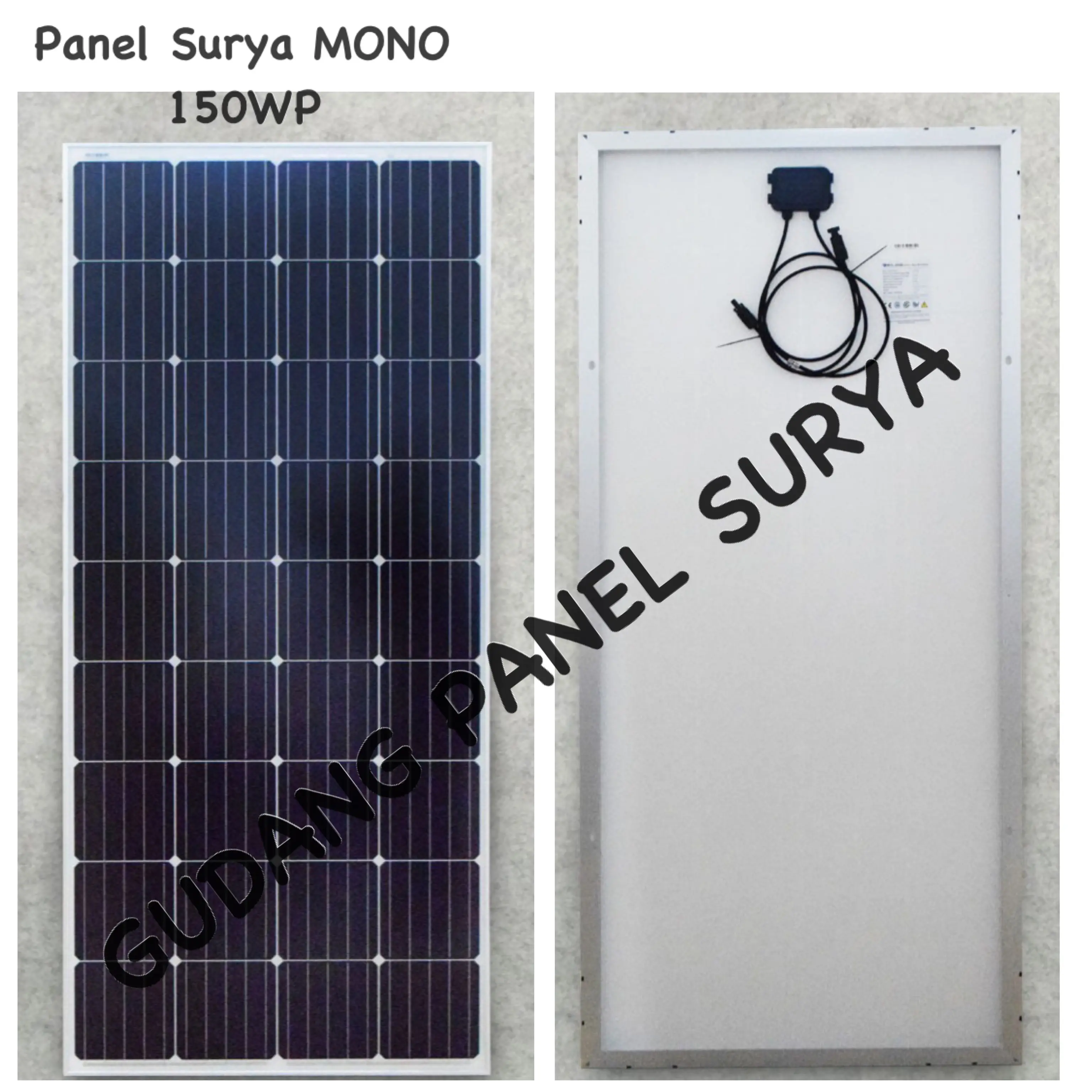 Panel Surya Solar Panel Solarcell SOLANA MONO 150WP 150 WP