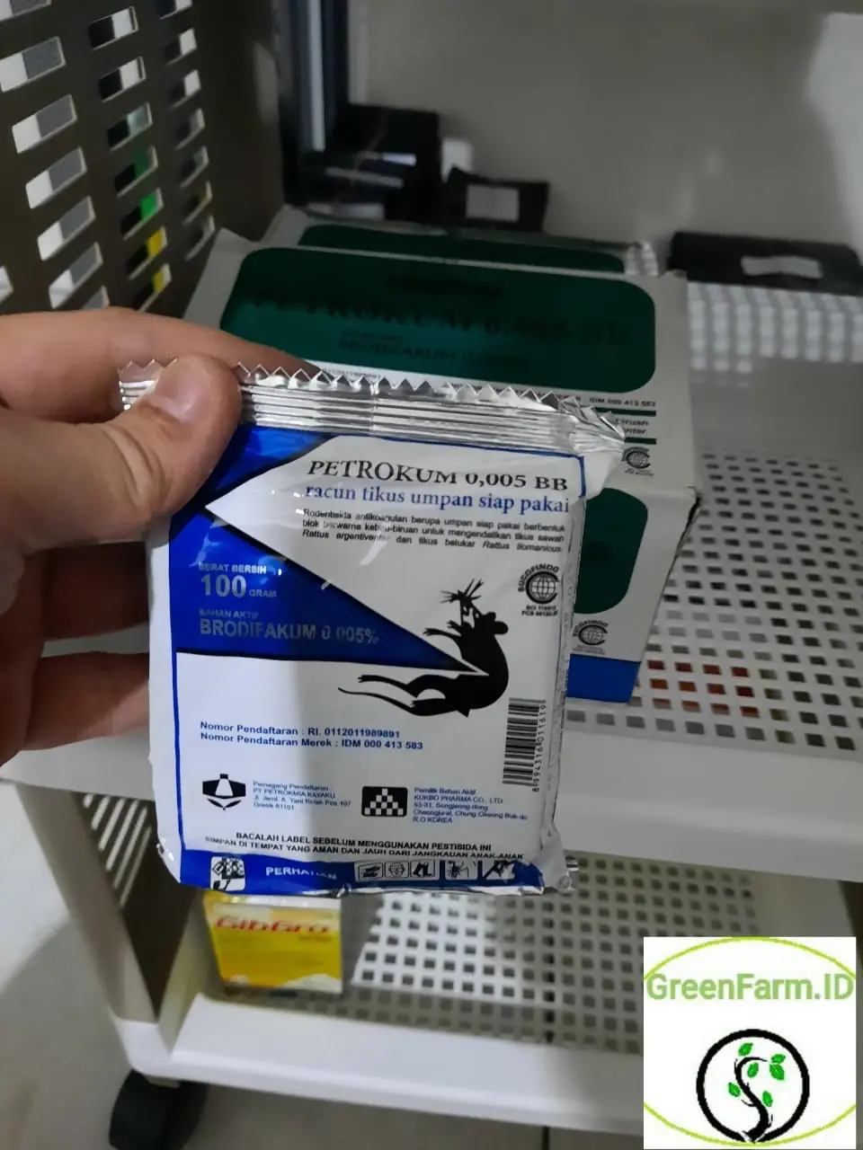 Racun tikus petrokum 0.005BB mati kering