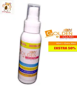 Anti Jamur Bakteri Virus Disinfektan Kandang Hamster Golden Clean