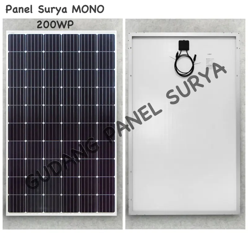Panel Surya Solar Panel Solarcell SOLANA MONO 200WP 200 WP 1