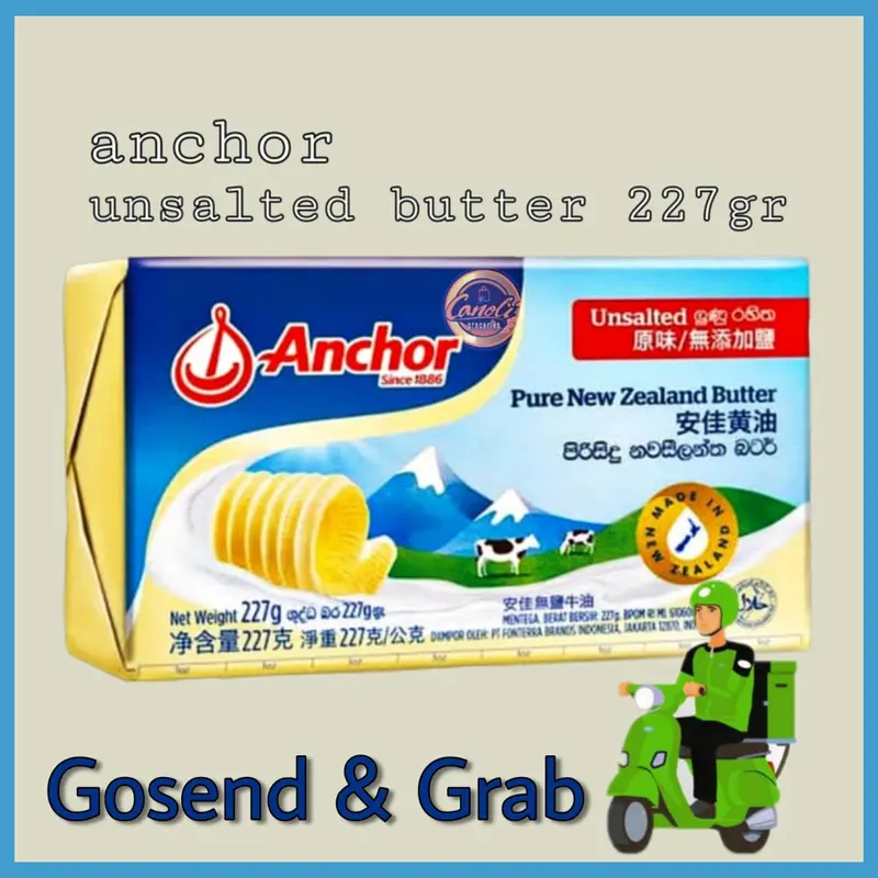 Anchor Unsalted Butter 227 GR, Best Seller! 0