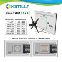 Gambar BRACKET TV OXIMUS HYDRA YL YD PART - SA-01 SINGLE ARM dari Oximus Indonesia Kota Depok 5 Tokopedia