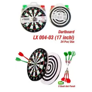 DART GAME BESAR 17 inch / Papan Dart Board Besar Ukuran 43 cm