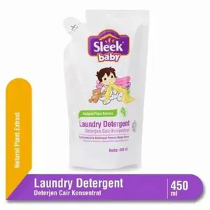 Sleek Laundry Detergent Refill / Deterjen Laundry Pakaian Bayi 450ML