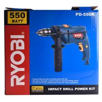 Gambar Ryobi Mesin Bor Impact Drill Set PD-550K / Bor Tembok + Busa+FaceShiel dari Kenmaster Official Store Kota Administrasi Jakarta Utara 3 Tokopedia