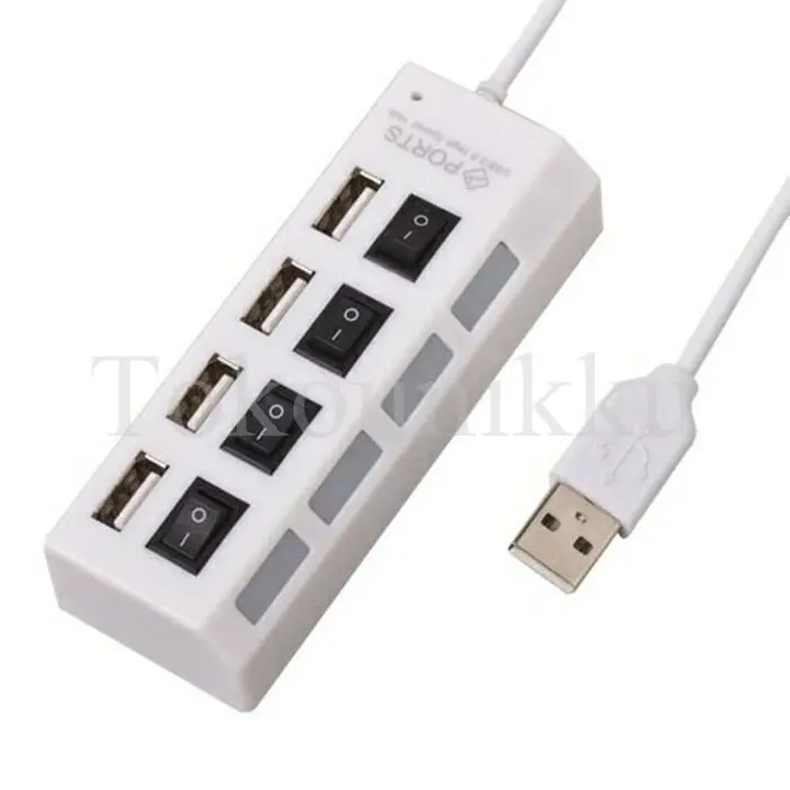 Usb Hub 2.0 4P Stopcontact ON - OFF V2.0 XX 1