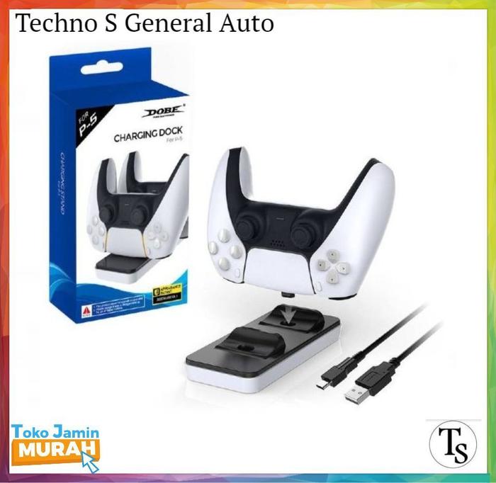 Gambar Charger Charging Dock Stick Stik PS5 Dual Sense PS 5 - TP5 0504 dari Techno S General Auto / TSGA Kota Administrasi Jakarta Selatan Tokopedia