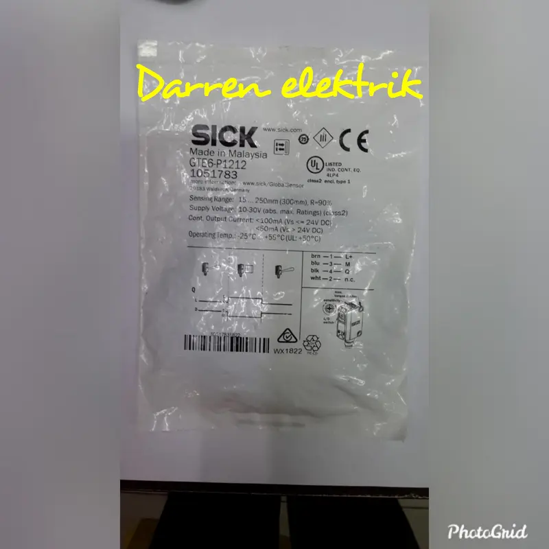 photoelectric sensor sick GTE6-P1212/1211 0