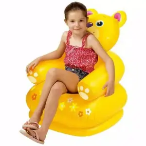 sofa tiup anak karakter intex happy animal chair
