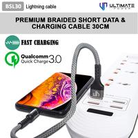 Gambar Cable 30CM Lightning Ultimate Premium Braided Kabel Data Original100% dari Ori aksesoris 1 Kota Administrasi Jakarta Pusat 4 Tokopedia