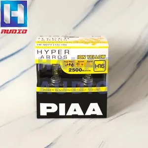 PIAA Halogen Bola Lampu Mobil H16 Hyper Arros Ion Yellow 2500K 19W