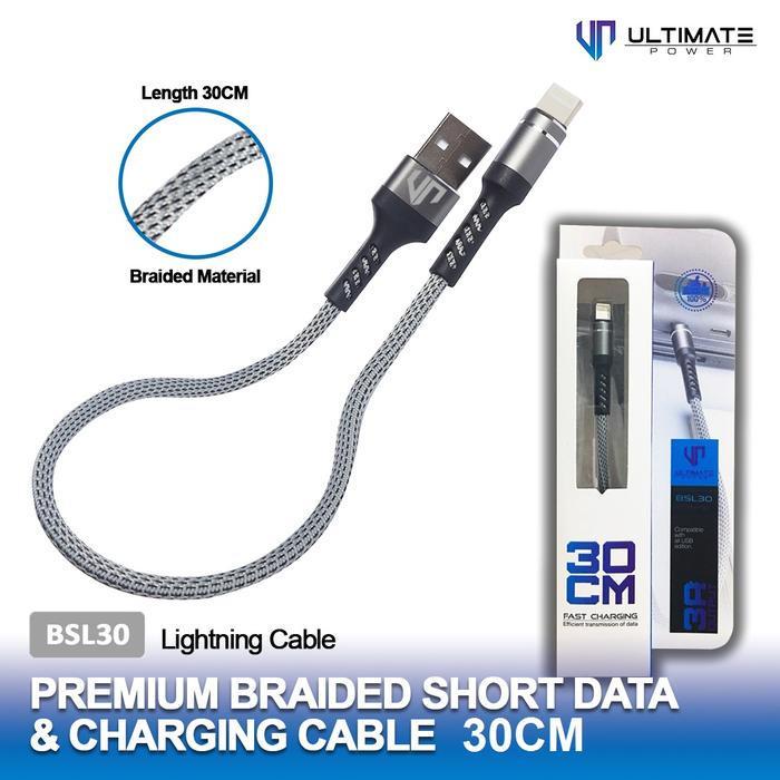 Gambar Cable 30CM Lightning Ultimate Premium Braided Kabel Data Original100% dari Ori aksesoris 1 Kota Administrasi Jakarta Pusat Tokopedia