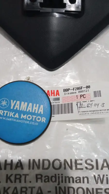 Original Cover, Front 2 (BBP1) Yamaha All New Yamaha Aerox 3