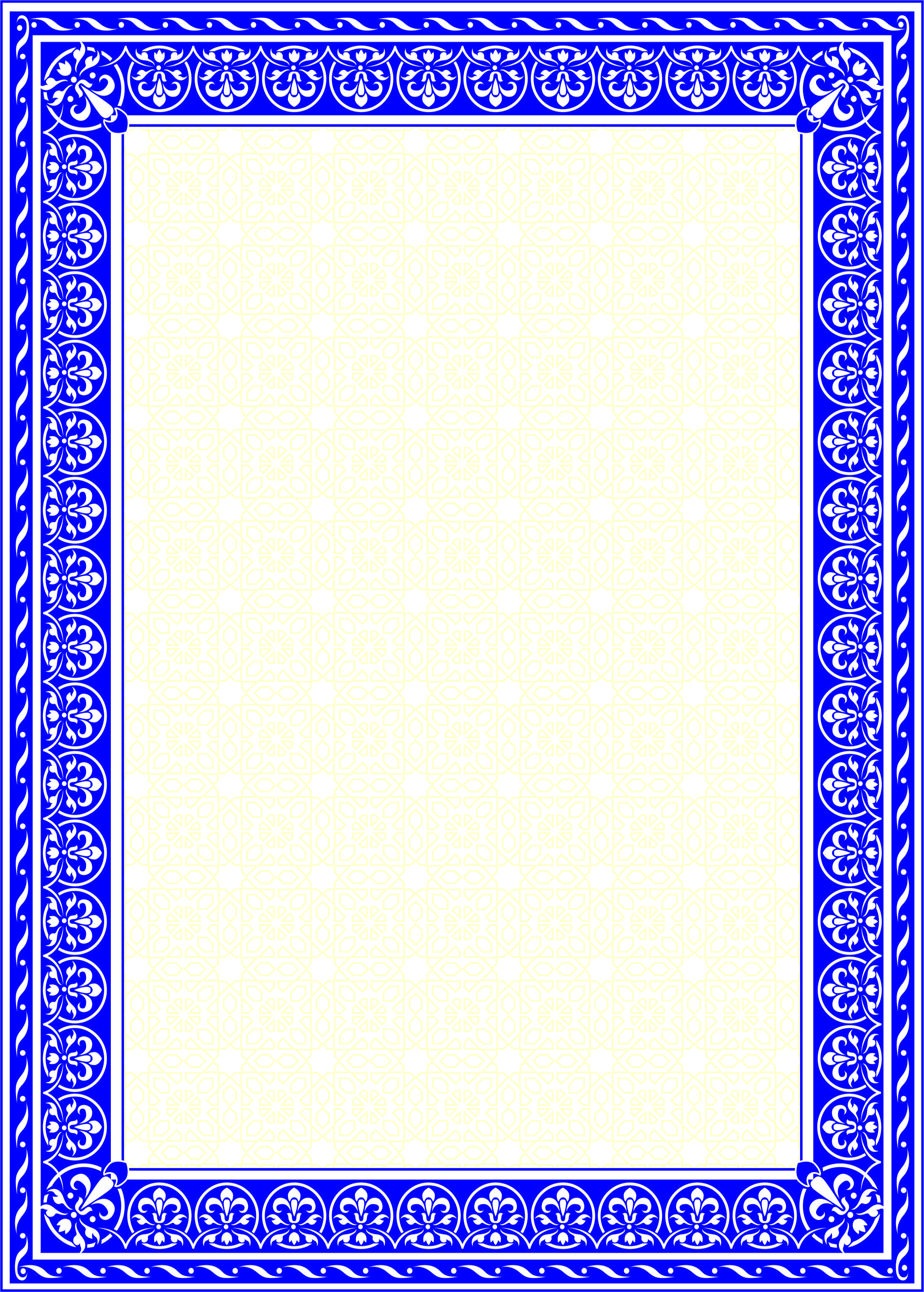 Kertas Sertifikat / Blangko / Blanko Piagam A4