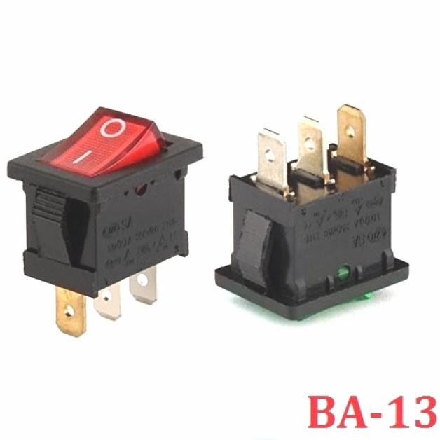 Jual Rocker Switch Saklar On Off kecil 2pin 2kaki 21x15mm Lampu ...