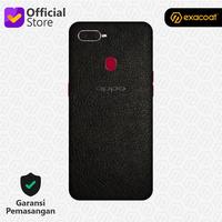 Gambar [EXACOAT] Oppo F9 3M Skin / Garskin - Leather Black - Model Cut Only dari Exacoat Kota Bekasi 1 Tokopedia