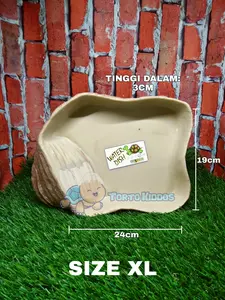 Water Dish Reptile Size XL torto , kadal, Iguana, BD, Skink
