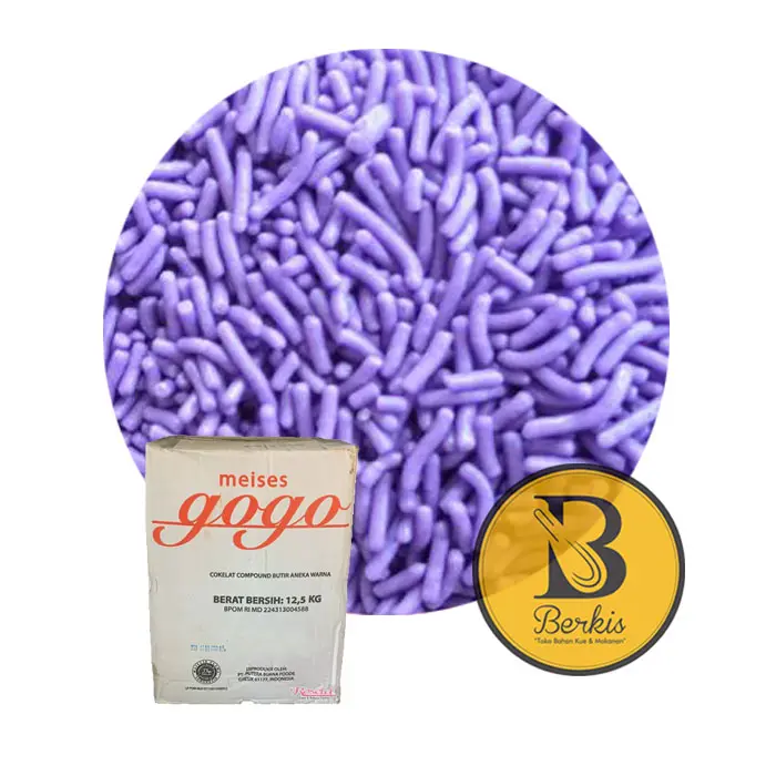 Meses Gogo Ungu 250 Gr Repack ; Meises Mesyes Warna