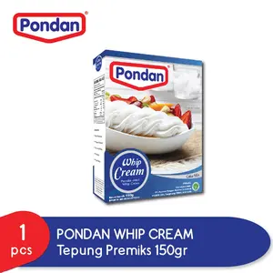 Pondan Whip Cream Bubuk Instan / Whipped Cream Krim Kue 150gr