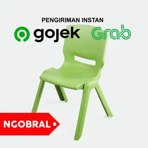 Bangku Plastik / Kursi Sender Belajar Anak Plastik - HIJAU
