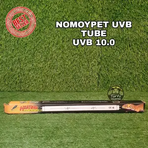 LAMPU UVB TUBE NOMOYPET ND12 BEARDED DRAGON GECKO TORTO SULCATA ISTAR