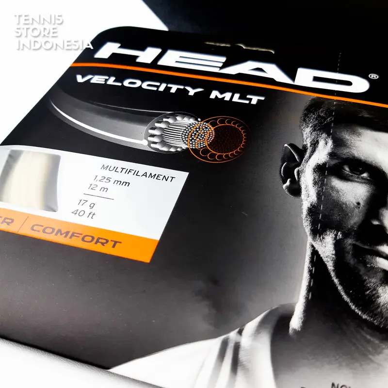 Senar Tenis HEAD VELOCITY MLT 17 / 1.25 Tennis String Original 3