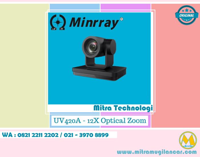 Gambar Minrray UV420 - 12X Optical Zoom ,Ultra HD 4K PTZ Camera dari Mitra Technologi Kota Bekasi Tokopedia