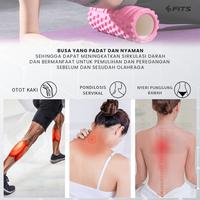 Gambar SFIDN FITS Foam Roller Yoga Massage | Foam Roller Yoga Pilates Gym - Merah, 33cm dari Sfidn Jakarta Selatan 4 Tokopedia