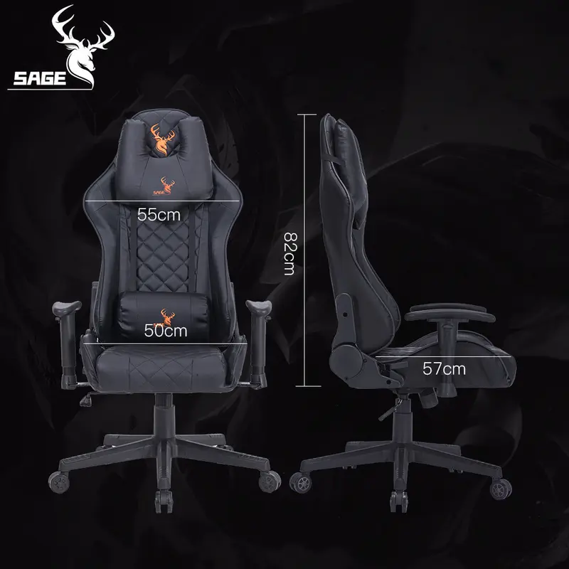 SAGE Premium Quality kursi Gaming game Chair bangku 180 derajat SG-3 1