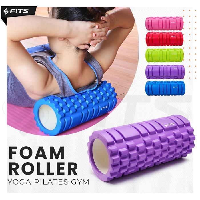 Gambar SFIDN FITS Foam Roller Yoga Massage | Foam Roller Yoga Pilates Gym - Merah, 33cm dari Sfidn Jakarta Selatan Tokopedia