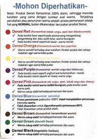 Gambar DERASI - pewarna makanan natural alami 30gr dari tamtbk Kota Administrasi Jakarta Utara 2 Tokopedia