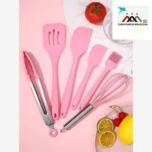 6 In 1 Spatula Set / Silikon Spatula Set / Baking Silikon Spatula Set