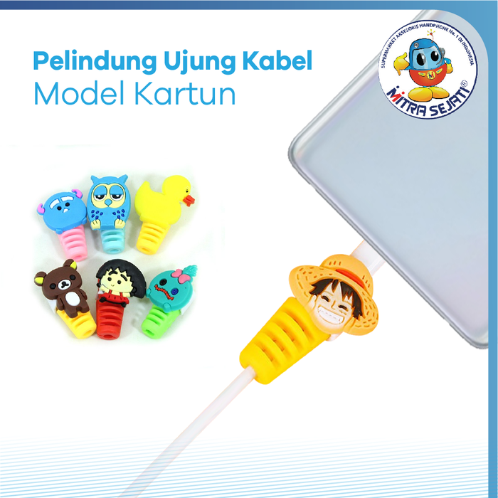 Gambar PELINDUNG UJUNG KABEL KARTUN KARET - APUKKRT dari MitraSejati Jakarta Pusat Tokopedia